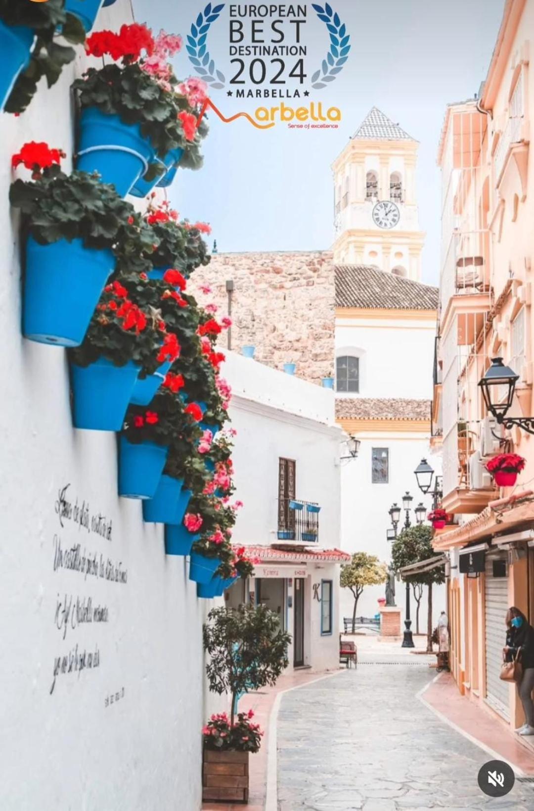 Amazing Front Sea View Studio. Marbella Centre 외부 사진